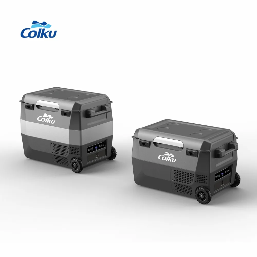 Фото Colku GC40 DC 12 В 220 В портативный автомобильный холодильник для автомобиля, грузовика, уличный электрический автомобильный холодильник с морозильной камерой №3