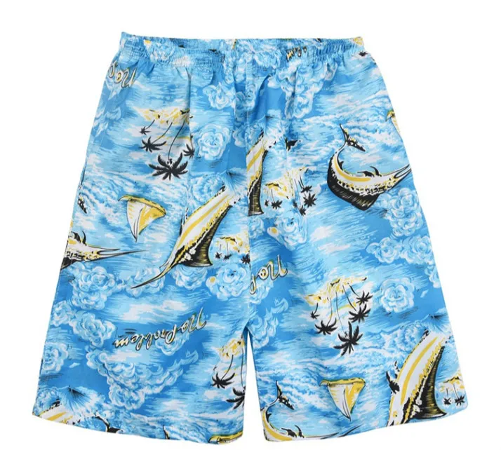 

Hawaiian Floral Beach Pants Men's Large Size Quick-drying Loose Thin Section Five-point Men's Shorts Sports Casual Flower Pants