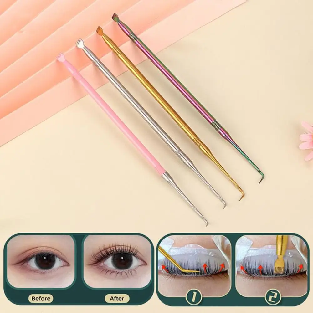 

Eyelash Perm Lifting Tools Stainless Steel Clean Up Rods Beauty Makeup Lamination Eyelashes Separating Tool Eyelash Extension