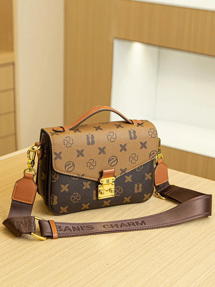 Новая женская сумка почтальона роскошная Высококачественная текстурная