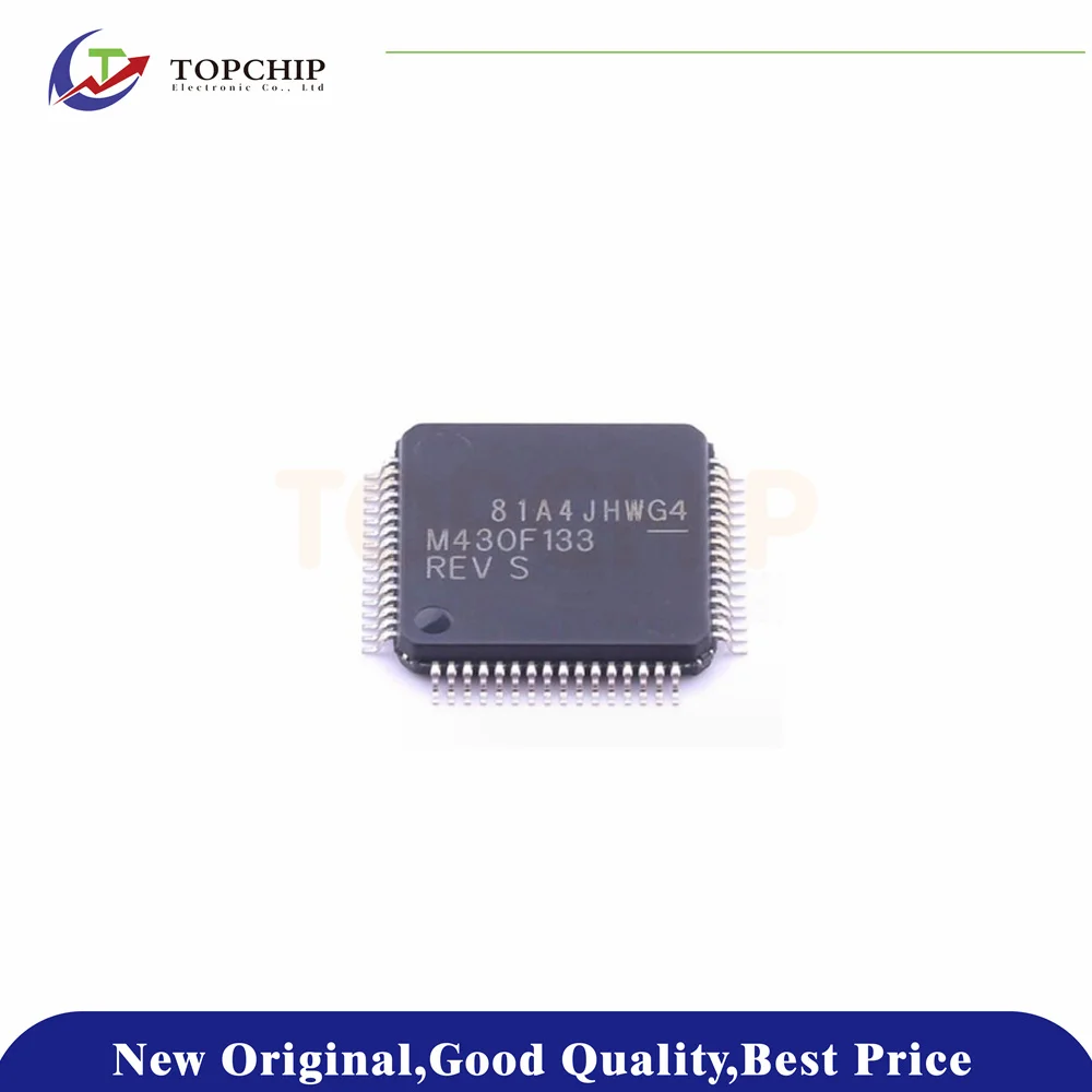 1Pcs New Original MSP430F133IPMR MSP430F133 8MHz 48 256Byte 1.8V~3.6V FLASH 8KB LQFP-64(10x10) Microcontroller Units