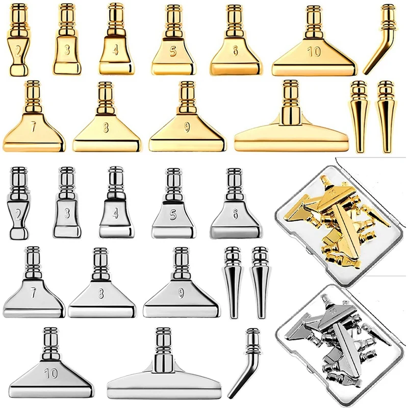 

26 Pack Diamond Painting Pen Metal Nibs DIY Diamond Painting Point Drill Pen Heads Kit,5D Diamond Pen Heads For Painting