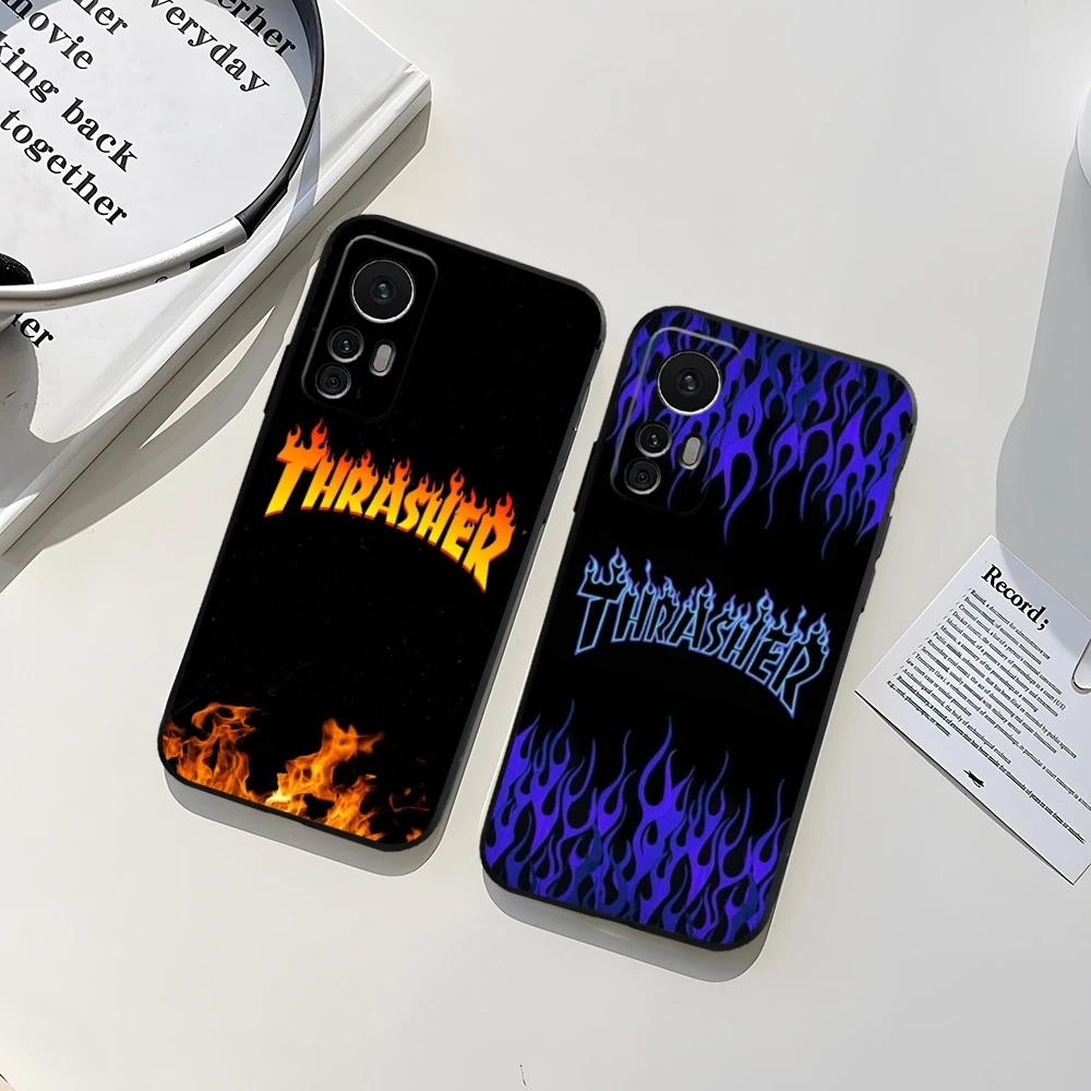 Чехол для телефона Thrashers Funda Xiaomi 14 11T 13 12 Lite Ultra Redmi Note 10 Pro POCO F4 F5 X5 Coque