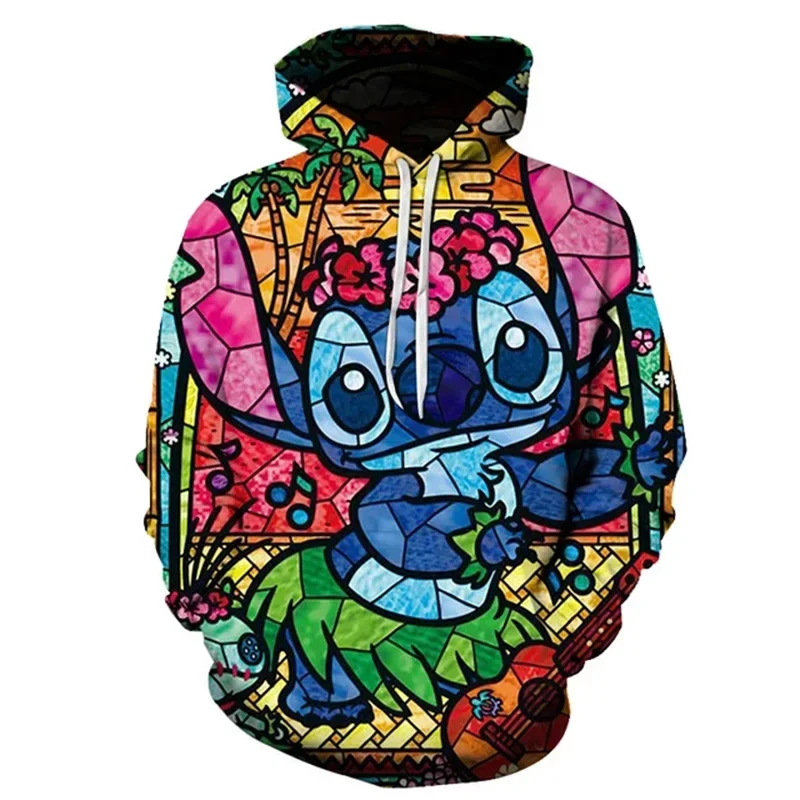 Толстовка с капюшоном Disney Stitch Stevie Cool Picture Case мужские и женские гавайские