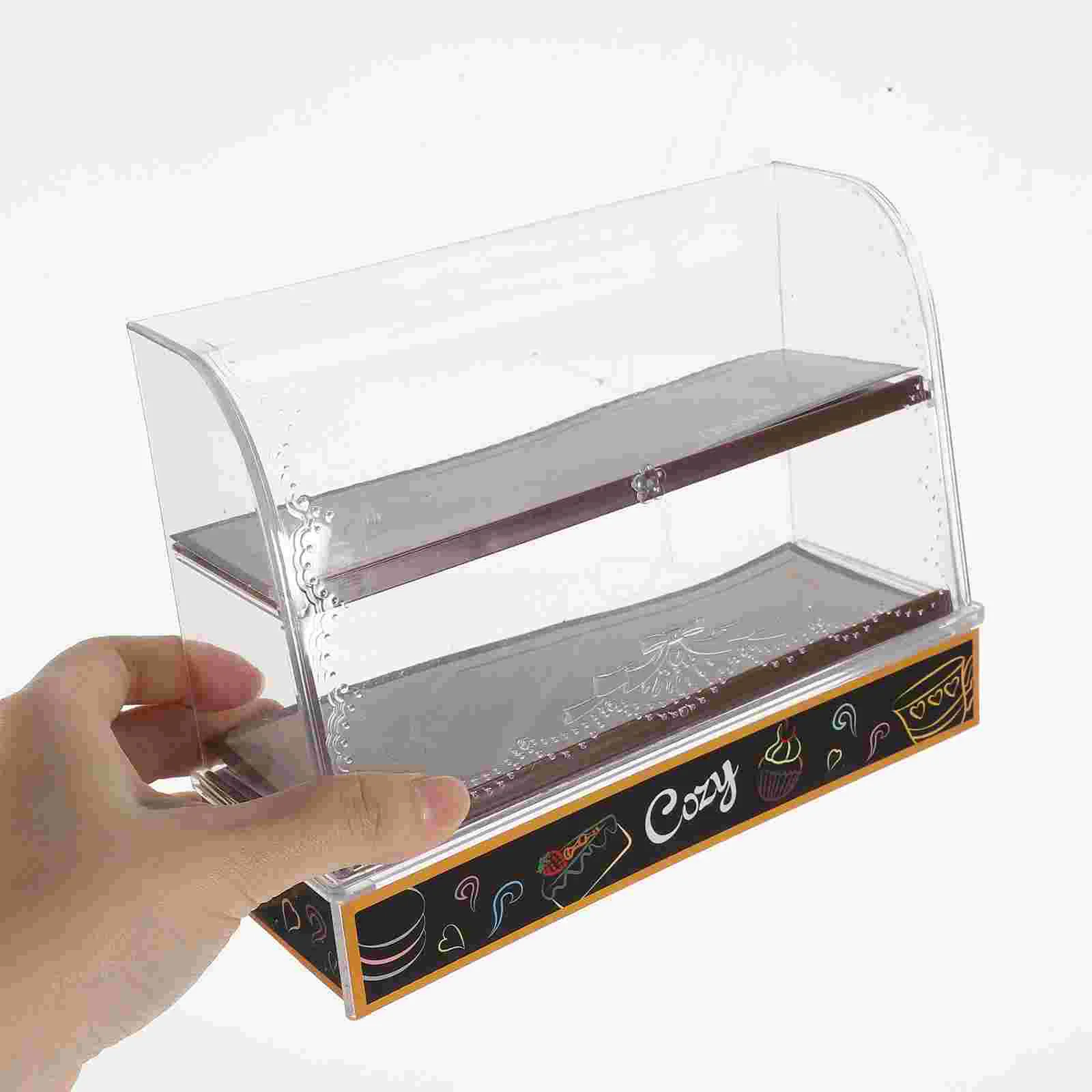 

Simulation Cake Stand Miniature Bakery Cabinet Toy Room Display House Cupboard Decor Plastic Child