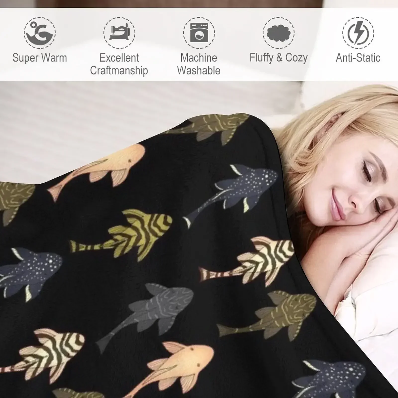 Одеяло plecos декоративные одеяла на заказ