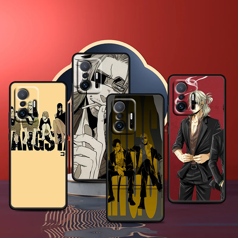 Gangsta Japanese Anime For Xiaomi Mi 11T 11i 10T 10i 9T 8 A3 K30S K30T Pro Lite Ultra 5G Silicone Black Phone Case Cover