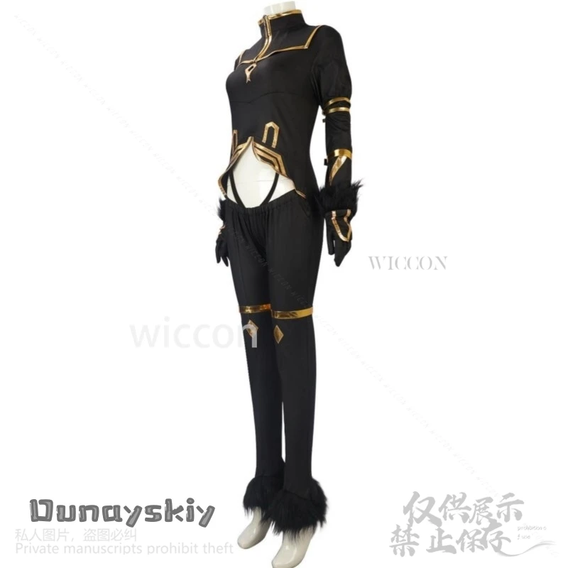 Аниме Eminence In Shadow Delta Косплей Костюм Garden Обтягивающие черные комбинезоны для