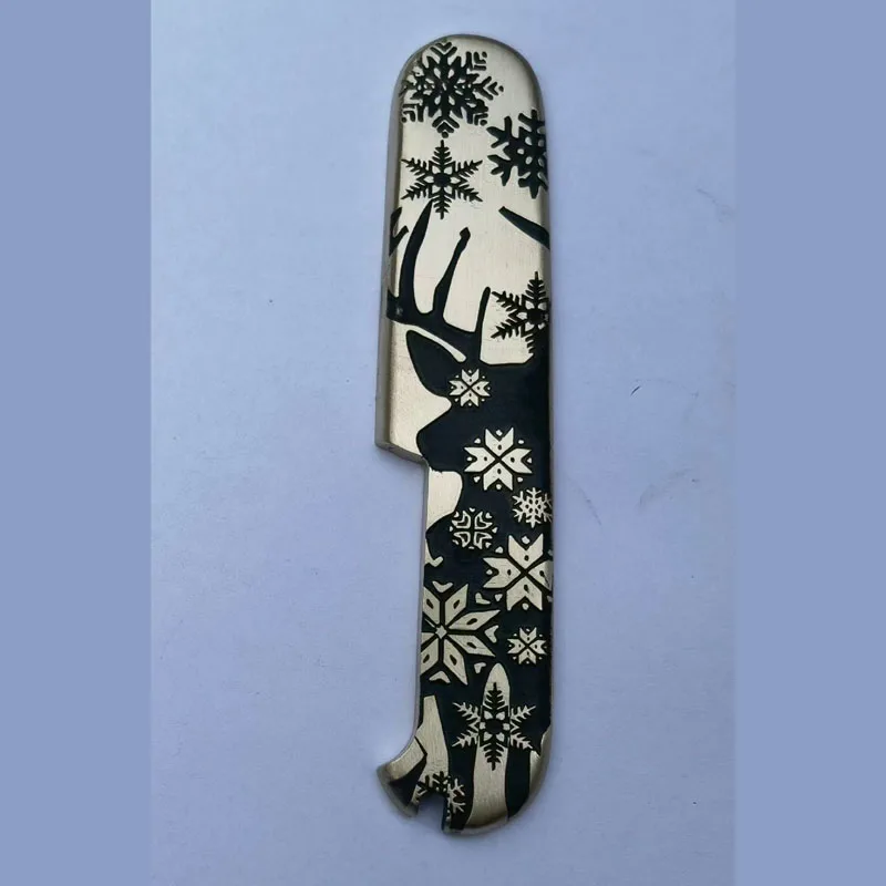 1 пара ручные весы из чистой латуни на заказ для швейцарского армейского ножа