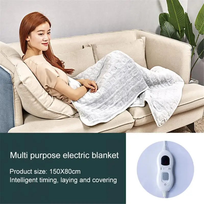 

3 Levels Adjustment Heating Pad High Quality Water Wash Winter Warmer Blanket Double-sided Flannel Home Products Removable Plug