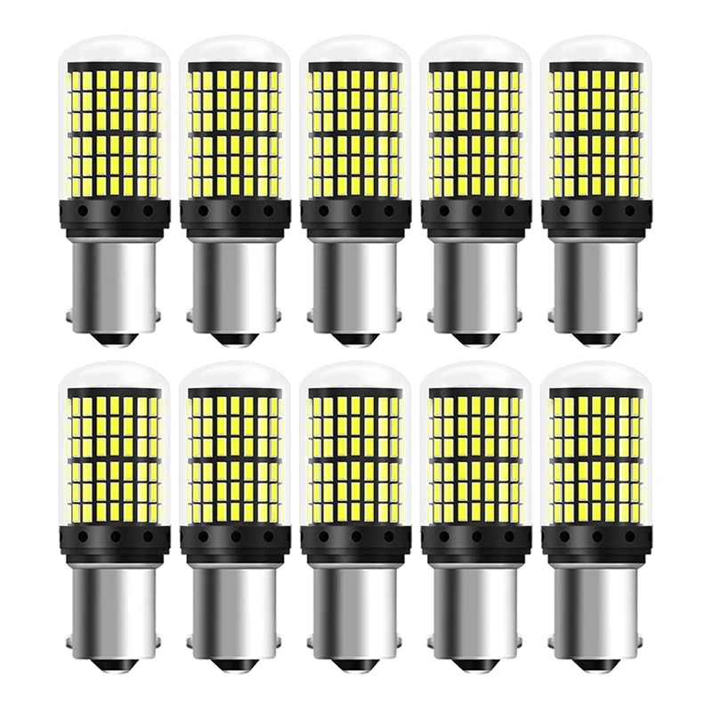 

20 шт. 3014 144Smd Canbus 1157 BAY15D P21W 1156 BA15S BAU15S PY21W T20 7440 7443 W21W светодиодный ные лампы для указателей поворота автомобиля светильник