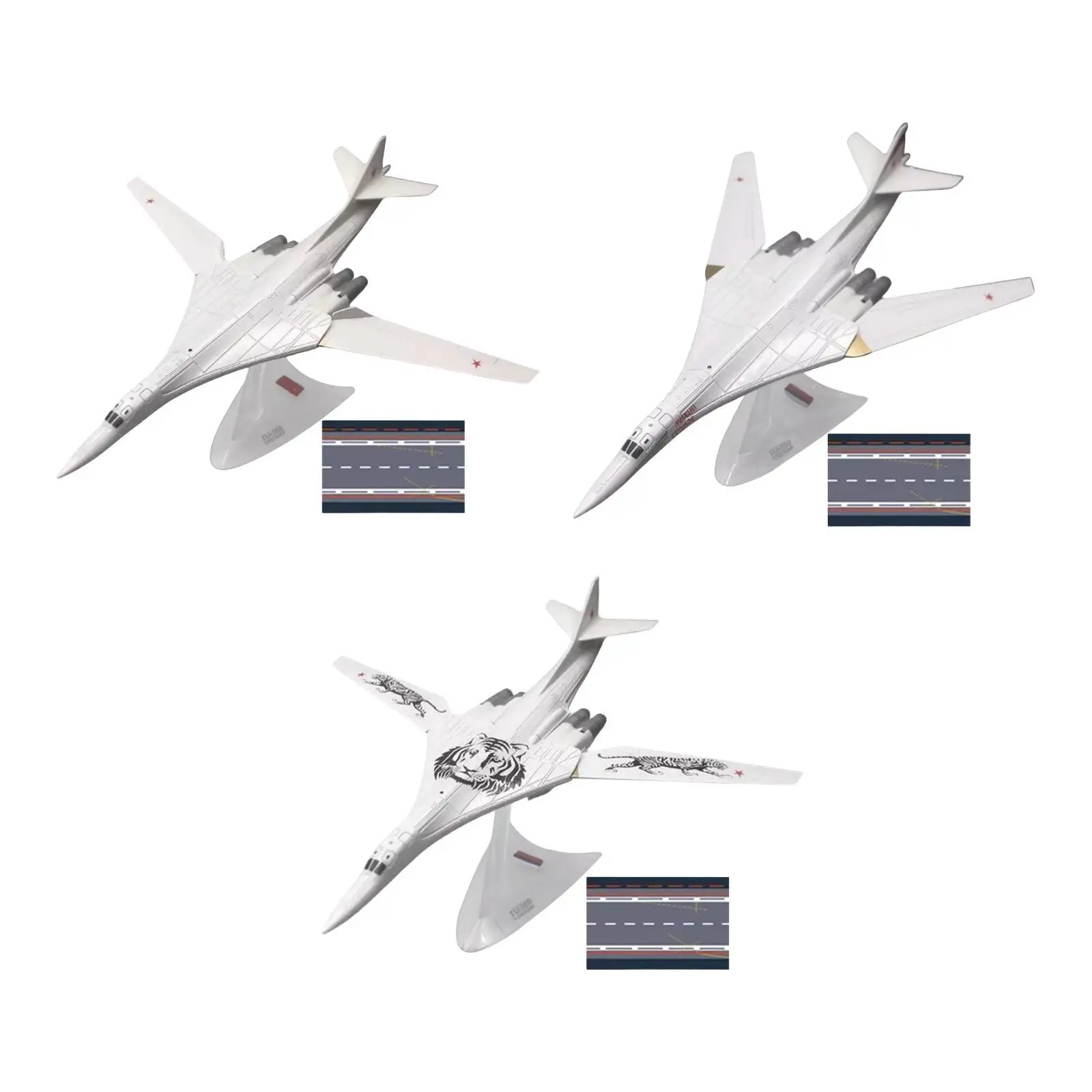1:200 TU-160 Модель самолета-бомбардировщика дальнего действия Многофункциональная с