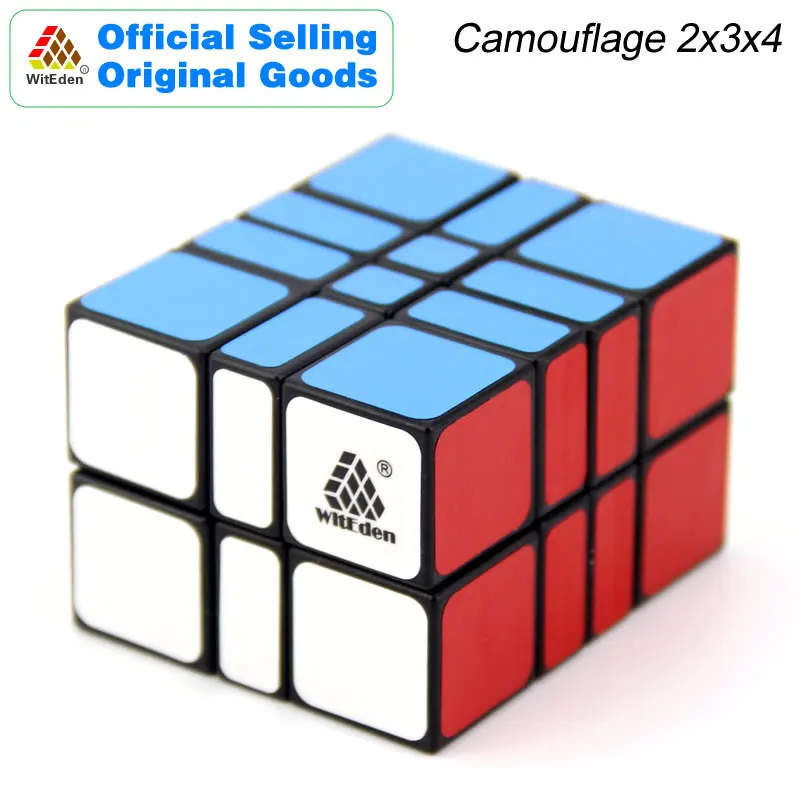 WitEden Camouflage 2x3x4 Magic Cube 234 Cubo Magico Professional Speed Neo Cube Puzzle Kostka Antistress Toys For Boy
