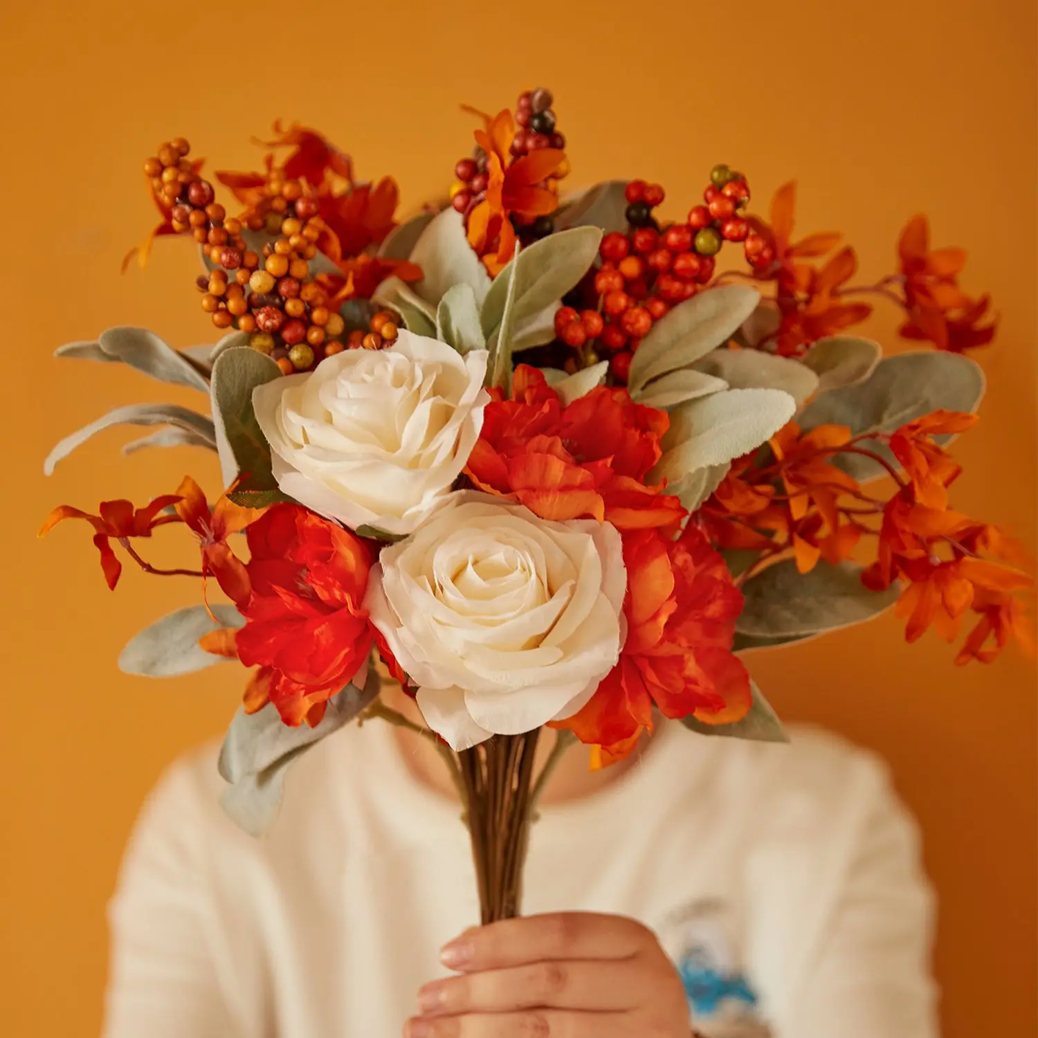 

2/4pcs Autumn Artificial Sunflower Bouquet Flowers Fake Maples For Halloween Thanksgiving Party Home Fireplace Table Fall Decor