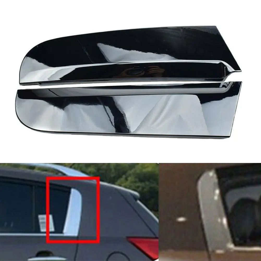 

Car Rear Triangular Window Trim Cover Door Belt Chrome C Pillar Cover 832703W010 832803W010 For KIA Sportage 2011-2016