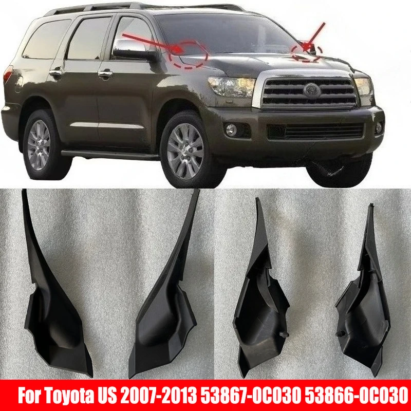 Фото 53867-0C030 53866-0C030 Декоративная накладка на угол лобового стекла для Toyota Sequoia 2007-2013 №1