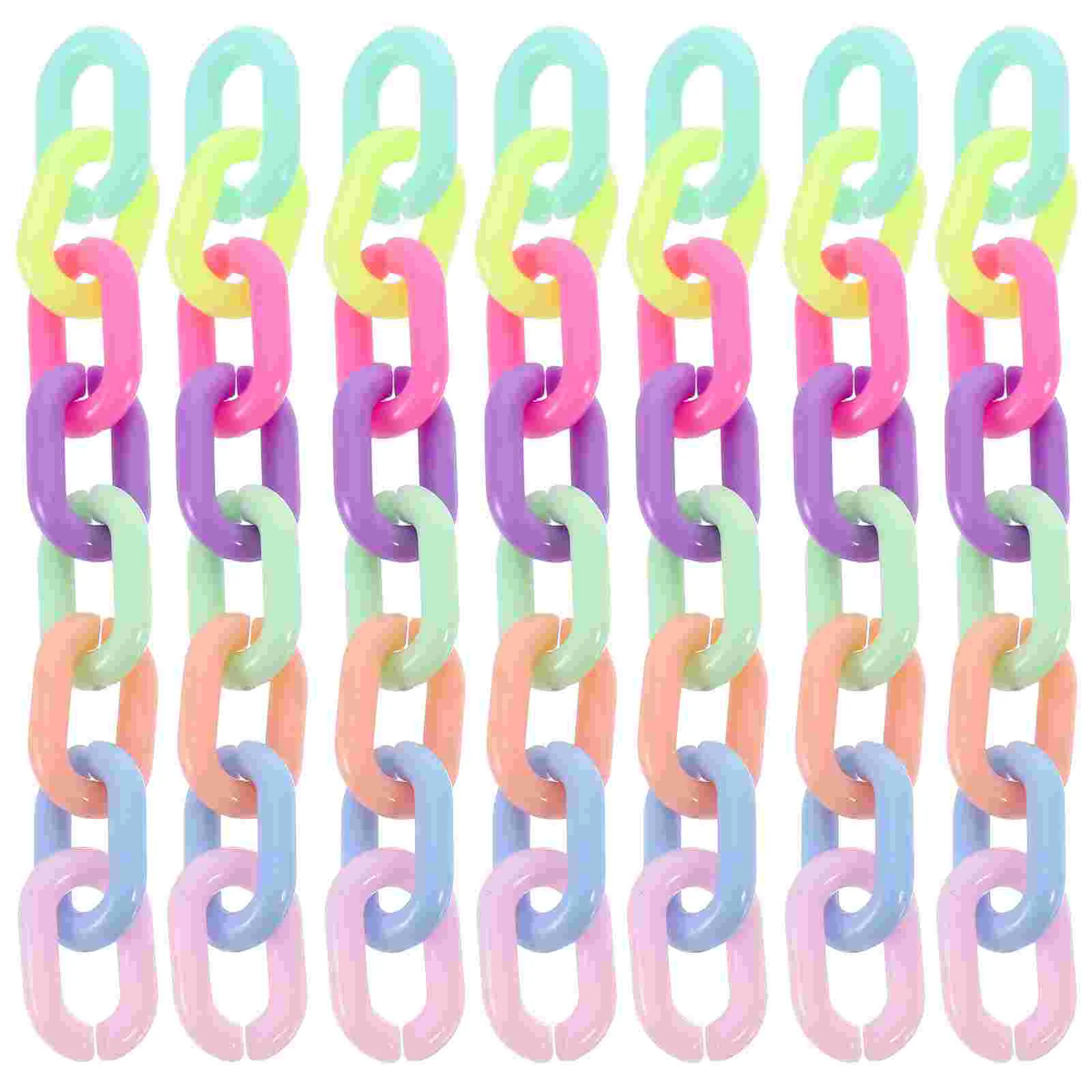 

800Pcs Acrylic Linking Ring Detachable Acrylic Chain Link Rings Bag Strap Chain Making Rings