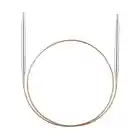 Спицы круговые супергладкие никель 12 60 см Addi 105-7