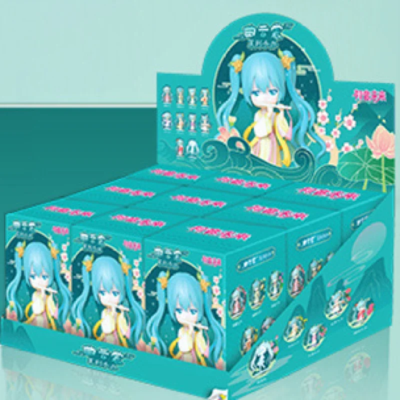 

1pcs random style 10CM Anime Hatsune Miku flower kawaii cute Figure model toys doll Collection ornaments gifts