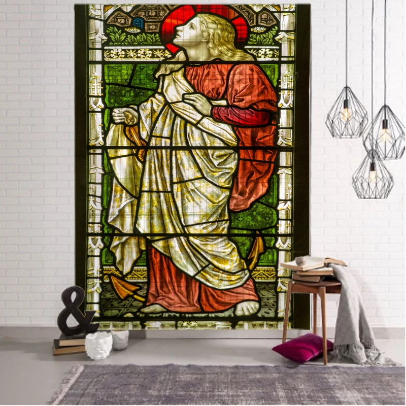 Гобелен Таро для украшения дома настенный гобелен в стиле хиппи богемное