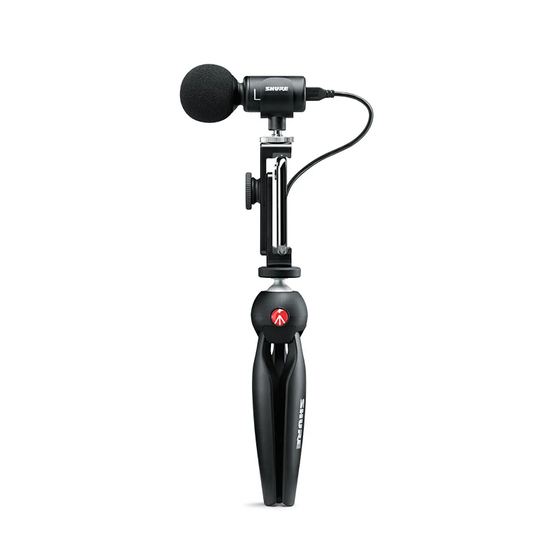 

Shu re MV88+ digital stereo condenser microphone portable karaoke singing recording live interview