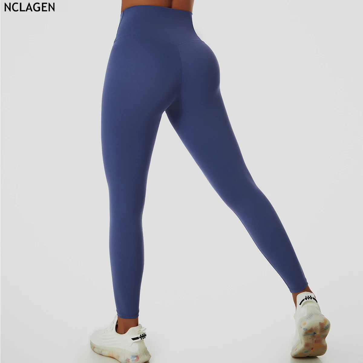 

NCLAGEN, женские штаны для йоги, тренажерный зал, спорт, тренировки, бег, высокая эластичность, сухая посадка, Naked Feel, тренировочные брюки, эластичные леггинсы для фитнеса