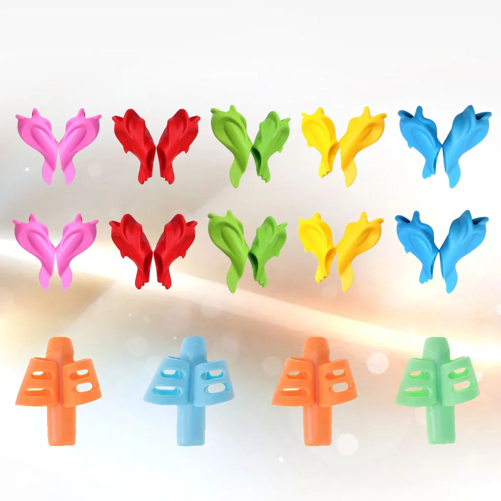 

18 Pcs Kid Pencils Silicone Hand Holding Writing Training Deviceers Writing Training Device Trainers