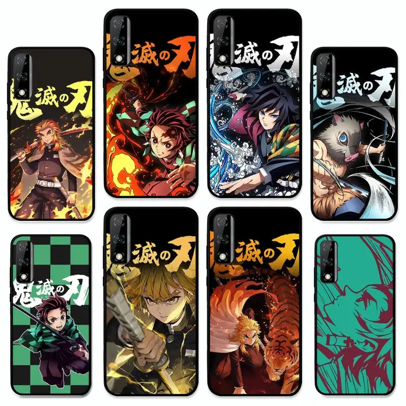 

BANDAI Kimetsu No Yaiba Demon Slayer Phone Case For Huawei Y9 Y8 Y6 Prime Y7 Pro Y8s Y5 Mate 20 Pro 10 lite Cover