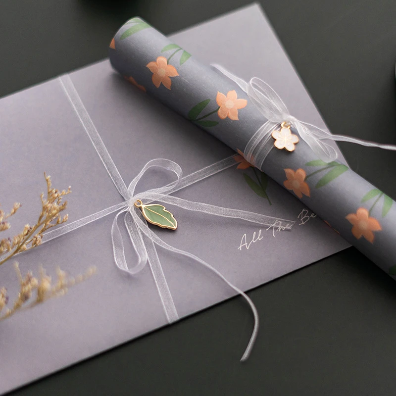 Рисунок 6 - милые цветочные конверты для букв