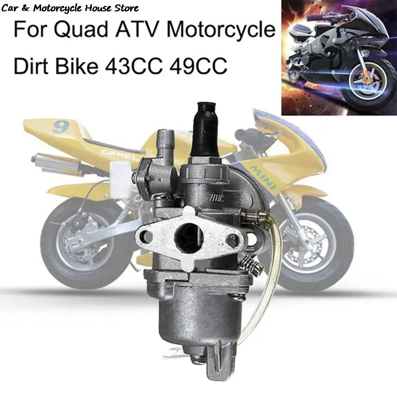 

NEW Pocket engine carb carburetor 2 stroke Mini Quad ATV Dirt Bike MiniMoto Go Kart Buggy Bike 47cc 49cc