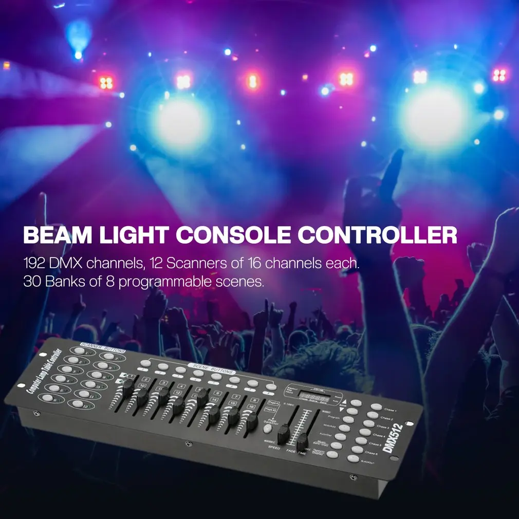 Новинка контроллер DMX 512 консоль 192 каналов сцсветильник освесветильник для