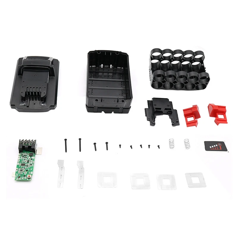 

Battery Plastic Case Li-Ion Battery Case Protective Board Kit For Milwaukee 10 Core 18V 21700 Kit