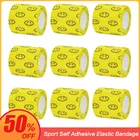 1610 шт. желтая медицинская самоклеящаяся эластичная повязка со смайликом, 4,8 М, спортивная лента для суставов пальцев, колена