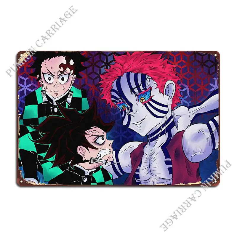 

Tanjirou Kamado Metal Signs Cave Wall Pub Printed Decoration Club Tin Sign Poster