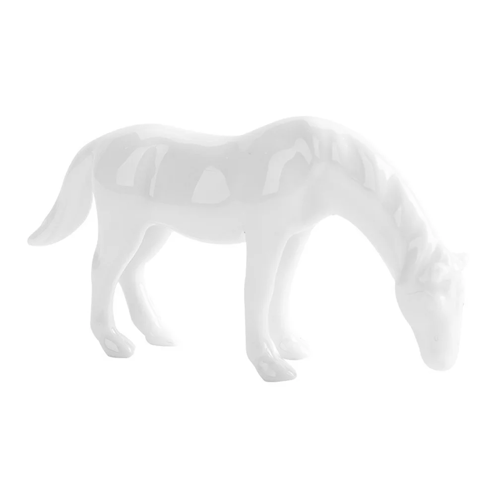 

Horse Figurine Figurines Ornament Animal Miniature Decoration Toys Smallto Ceramic Horses Micro Model Figure Mini Party