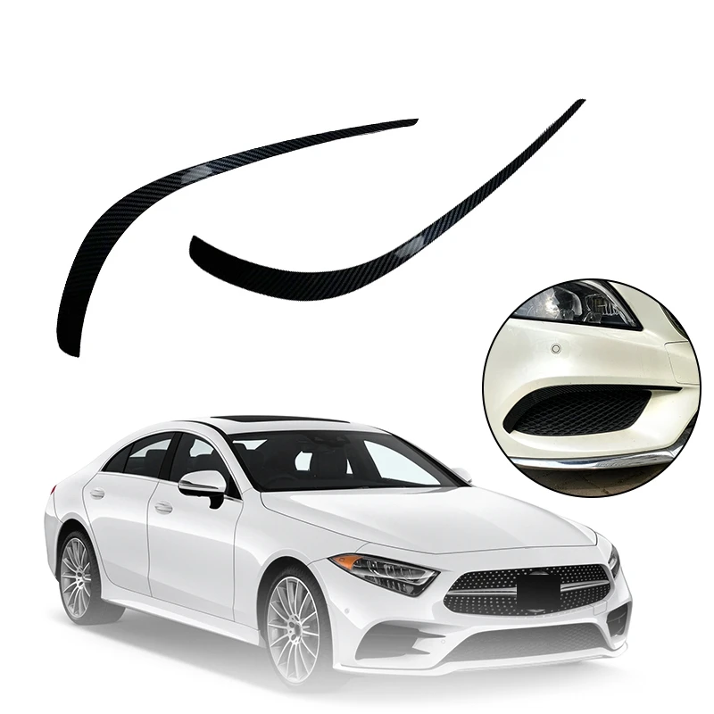 

NEW-Front Bumper Splitter Spoiler Canard Air Knife Surround Trim for Mercedes-Benz CLS-Class C218 X218 2014-2017 AMG Line