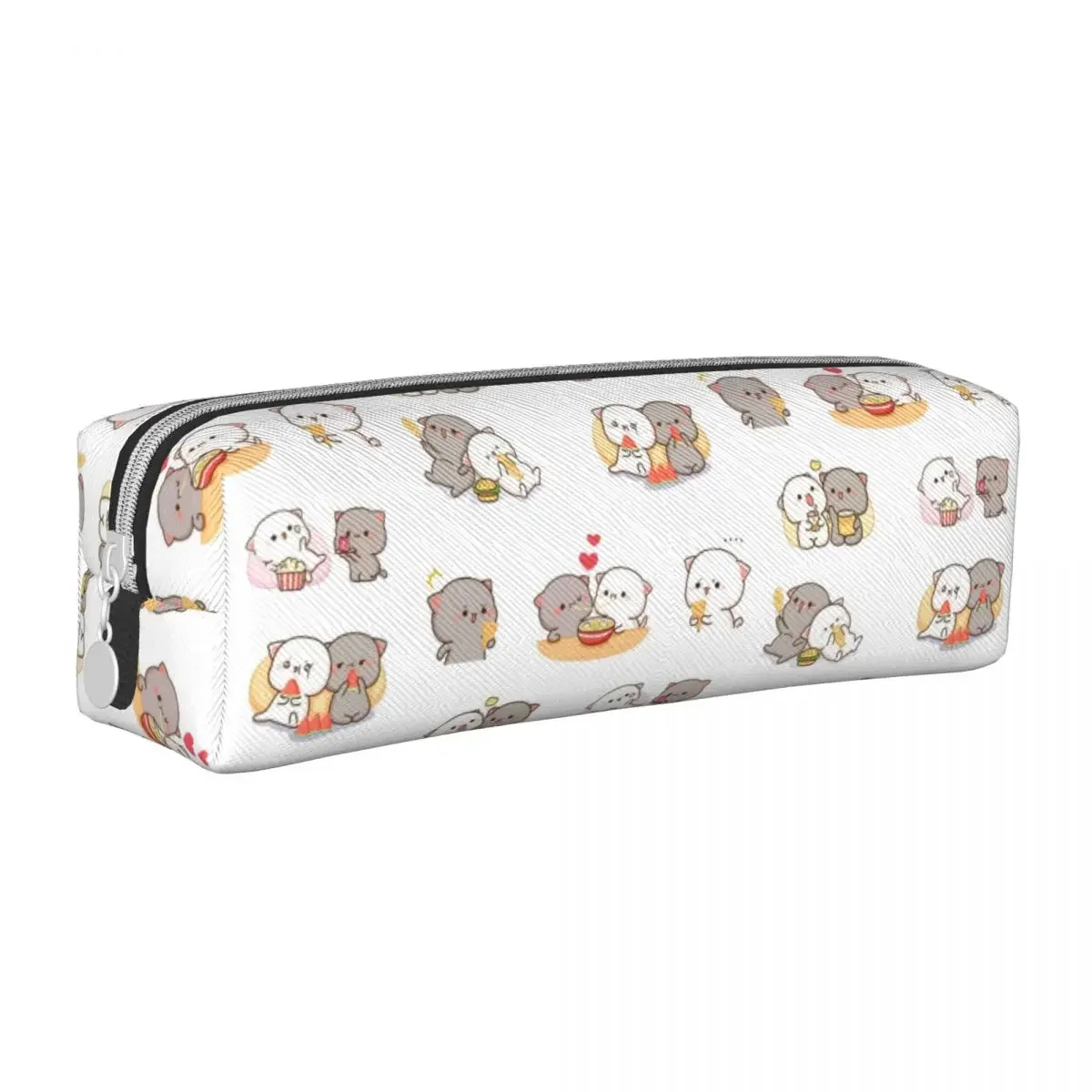 Пенал персиковый и Гома Модный органайзер для ручек с мультяшным принтом мокко