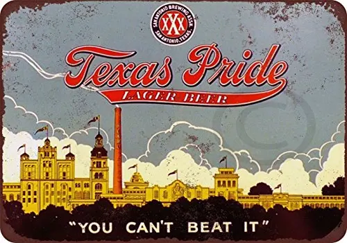 

Custom Kraze Texas Pride Lager Beer Vintage Look Reproduction Metal Sign