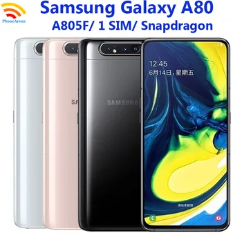 Samsung Galaxy A80 A805F Global Mobilephone 8GB RAM 128GB ROM Single Sim  6.7" Octa Core Snapdragon 730 NFC Triple Camera Phone 1