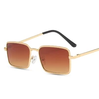 2022 retro rectangle sunglasses men women luxury brand designer metal frame circle sun glasses male female fashion shades oculos