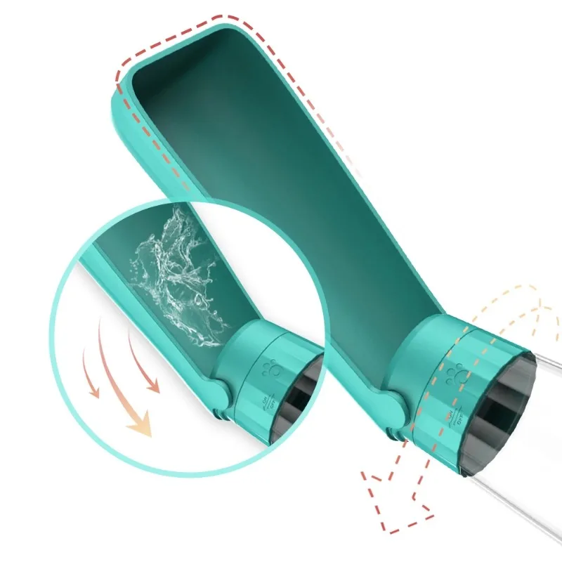 Диспенсер для воды портативный дозатор мелких и больших собак складной filhote de Cache