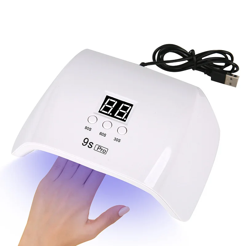 

Машинка для сушки ногтей CNHIDS, портативная лампа для ногтей с USB-кабелем для домашнего использования для сушки гель-лака с 24 УФ-лампами