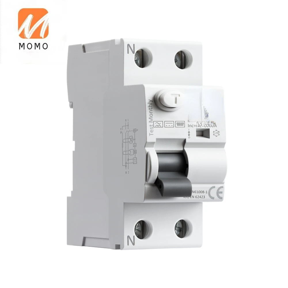 4-полюсный автоматический выключатель утечки на землю ELCB DC RCD 4P 40A 63A 30mA