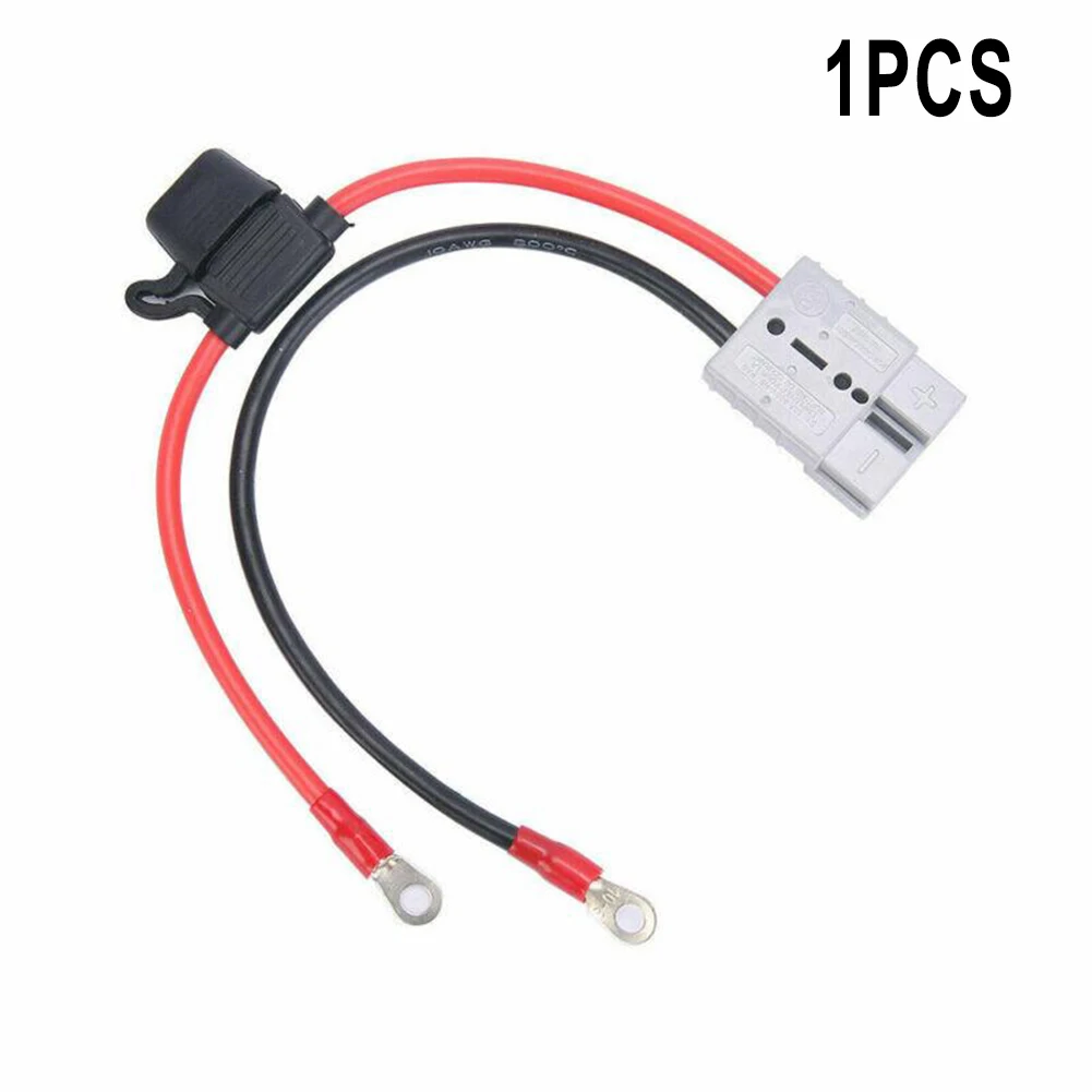 

Durable Connector Charging Cable Kit Fuse 10A Lead To Lug M8 Parts Plug