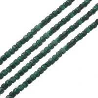 natural malachite semiprecious stone strand small beads faceted cube square 2 2 5mm for making jewelry diy craft bracelet