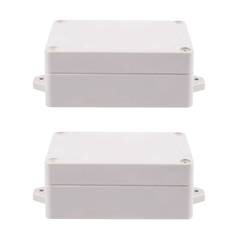 

2X Waterproof ABS Plastic Electronics Project Box Enclosure Case Cover W Screw IP66 Size:100X68x40mm