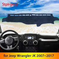 for jeep wrangler jk 20072017 anti slip mat dashboard cover pad sunshade dashmat car accessories 2016 2015 2014 2013 2012 2011