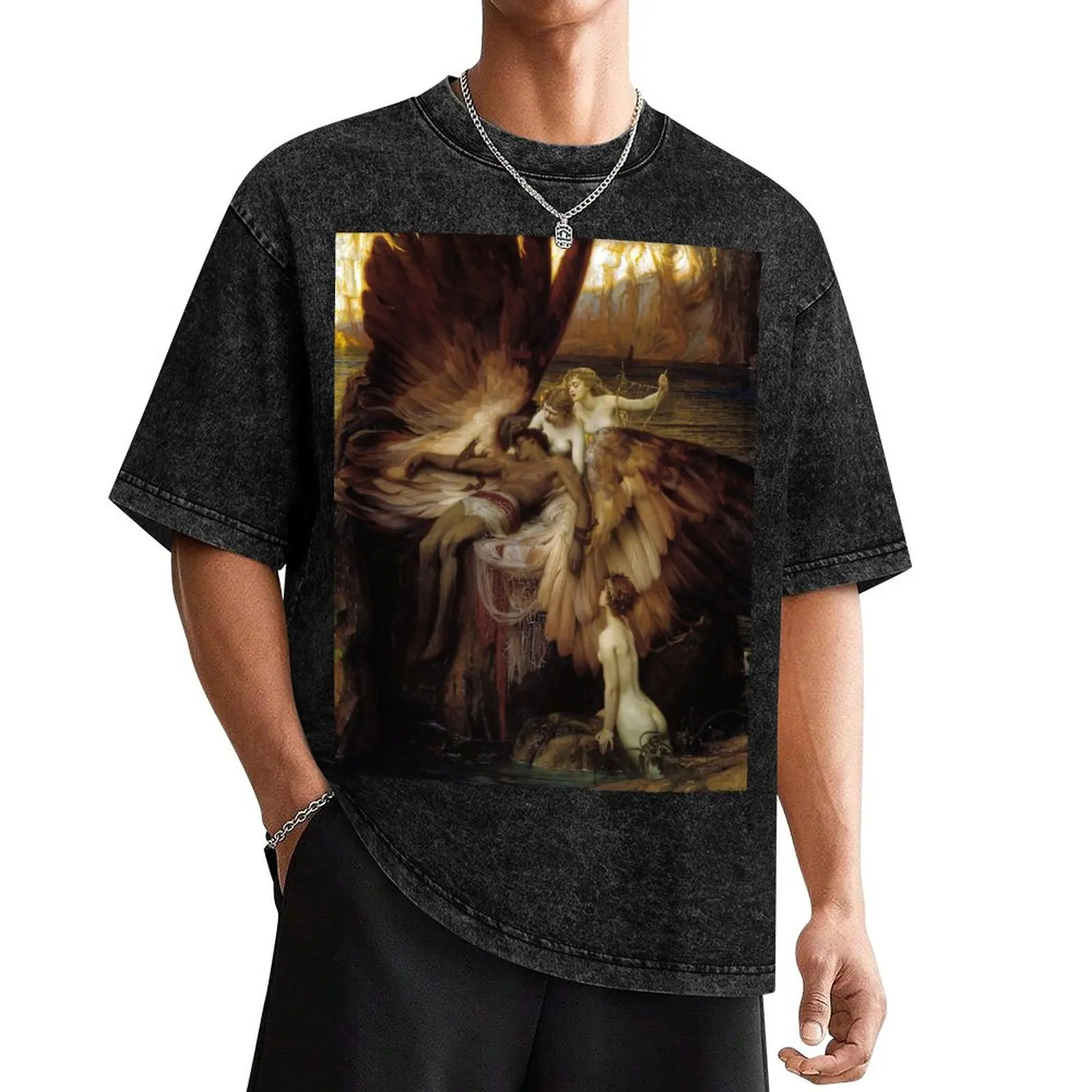 Футболка Lament for Icarus-Herbert James Draper винтажная эстетичная одежда в стиле аниме мужские