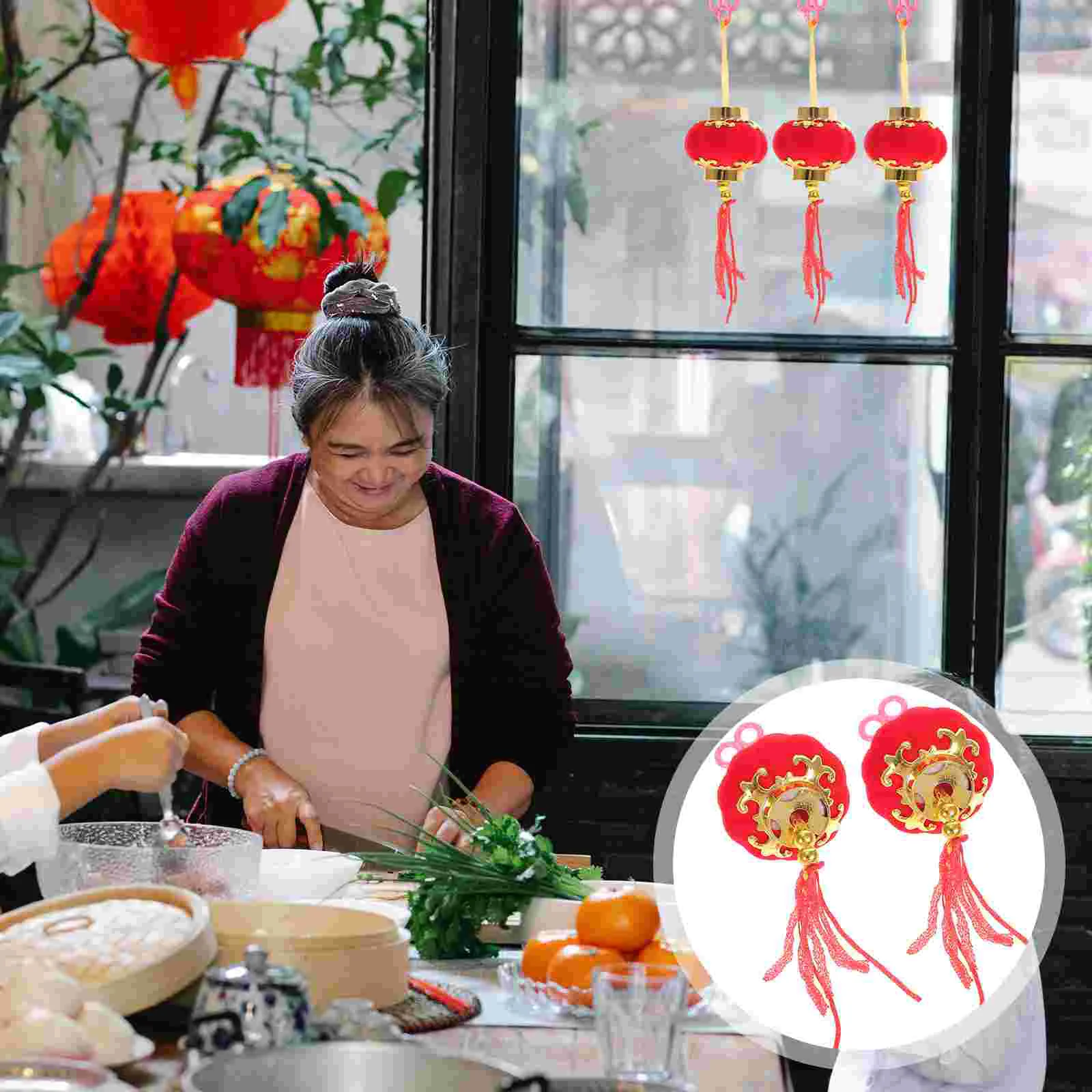 

30pcs Practical Replacement Festive Festival Decorative Lanterns New Year Party Decor Outdoor Lanterns