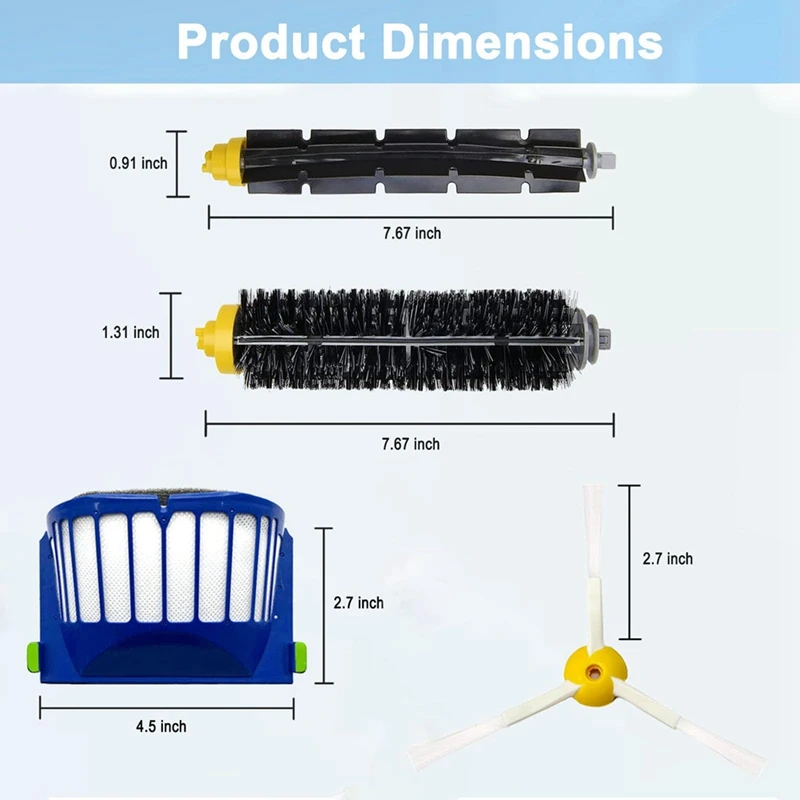 Замена для Irobot Roomba 600 671 664 615 690 691 694 аксессуары 500Series
